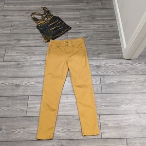 Tinseltown Denim Couture pants and open back top. Size 7.